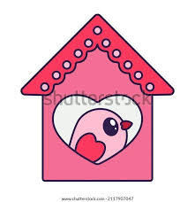 Valentine S Day Birdhouse Icon