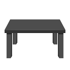 Modern Black Square Office Table Modern