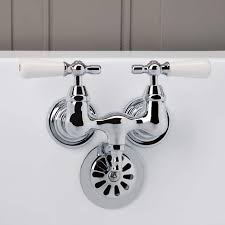 Wall Mounted Tub Faucet With Porcelain