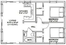 30x20 House 2 Bedroom 1 Bath 600 Sq Ft