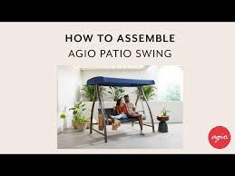 How To Assemble Agio Patio Swing