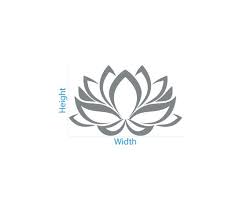Buy Lotus Flower Vinyl Sticker Yoga