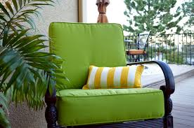 Sunbrella Macaw Lime Green Outdoor Deep