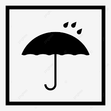 Keep Dry Png Design Black Icon