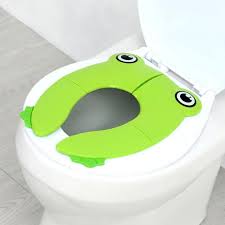 Green Cute Portable Potty Seat For