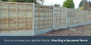 Fence Erecting Lap Panels