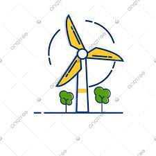 Gardening Icon Set Wind Power Icon