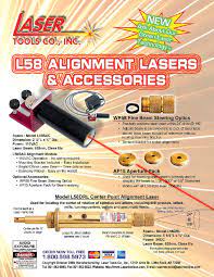 alignment lasers are used to align