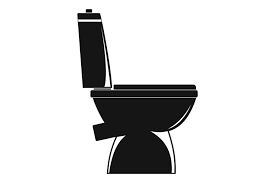 Home Toilet Icon Simple Style By