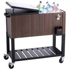 Vevor Rolling Ice Chest Cooler Cart 80