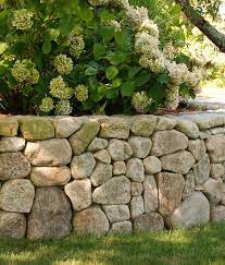 Round Wall Stone Cape Cod New