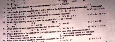 Real Roots Docs Tre Quadratic Equation