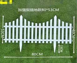 Pine Wood White Pvc Picket Fence For