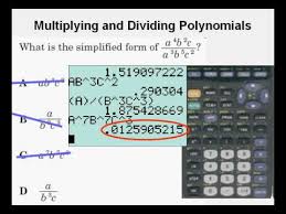 Multiplying And Dividing Polynomials