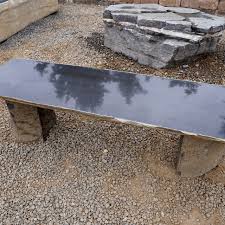 Basalt Polished Bench With Legs