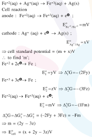 Calculate The Standard Cell Potential In V