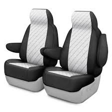Neoprene 1st Row White Custom Seat Covers