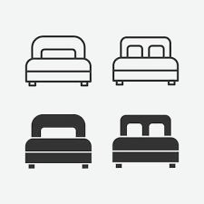 Bed Icon Vector Art Icons And