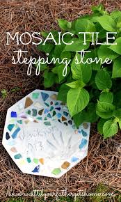 Mosaic Tile Stepping Stone Wait Til