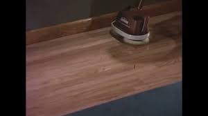 1960s Floor Polisher Cleaning Linoleum
