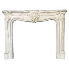 Rococo Marble Fireplace Mantel 2000s