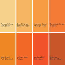 Room Decor Orange Orange Paint Colors