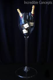 Large Acrylic Champagne Glass