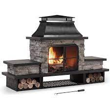 Bel Aire 48 03 In Black Fireplace