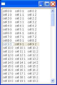 table swt jface eclipse java