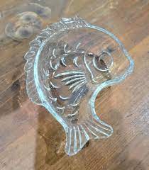 Fish Shaped Crystal Open Candy Dish