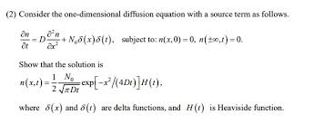 Dimensional Diffusion Equation