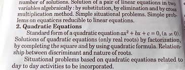 Solution Of A Pair Of Linear Equations
