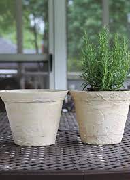 How To Make A Plastic Planter Pot Look
