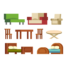 Furniture And Home Decor Icon Set