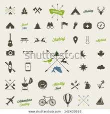 Stock Vector Camping Icons