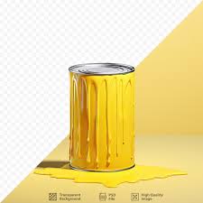 Premium Psd A Yellow Container With A