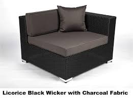 Outdoor Wicker Patio Armchair Setting