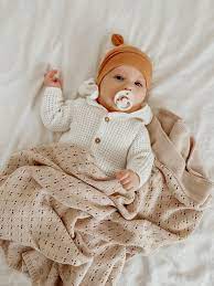 Heirloom Knit Pointelle Baby Blanket