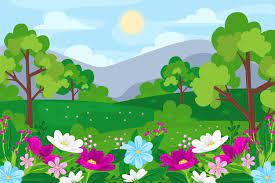 Flower Garden Cartoon Images Free