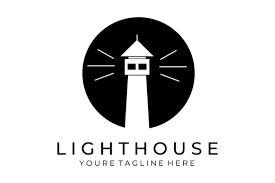 Light House Vintage Logo Icon Graphic