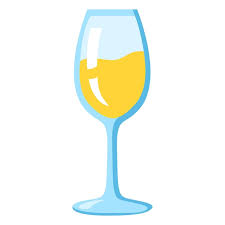 Vector Color Icon White Wine Glass