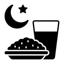 Crescent Moon Vector Of Iftar Icon