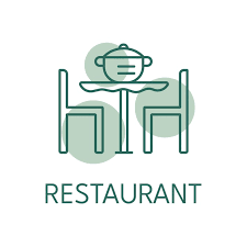 Restaurant Color Icon Logo Style