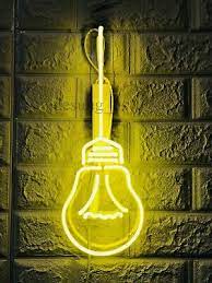 Edison Light Bulb Acrylic 14 Neon