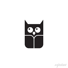 Abstract Owl Logo Icon Design Wall