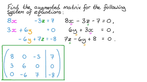 Finding An Augmented Matrix Given A