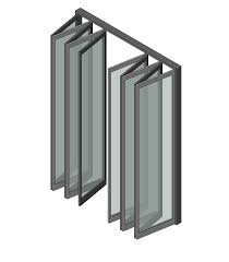 10 Panel Bifold Doors Revit Family