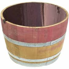 Wine Barrel Half Rustic 122 5 Litre