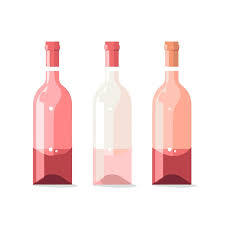 Vector Icon Three Bottles Of Wine