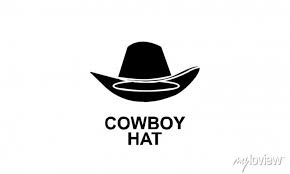 Cowboy Black Hat Logo Icon Design